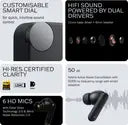 CMF by /Buds// Pro 2// with 50 dB ANC| Hi-Res + LDAC| Smart Dial| Spatial Audio|Dual Drivers Bluetooth (Dark Grey, In the Ear