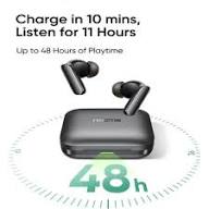 Realme  Buds Air 7 Pro with Ai Live Translation,11mm+6mm Dual-dac Driver,48 Hrs Playtime,53 dB ANC,LHDC,45Ms Low Latency,360°